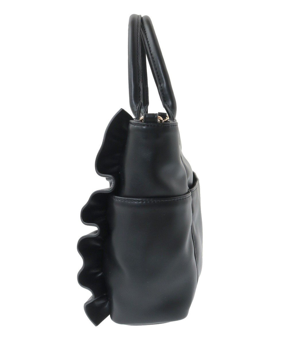 Maison de FLEUR チャーム付きリボンキルティング2Wayトート 