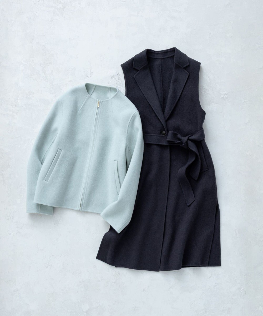 23区 S ウールリバー ロング ジレ 