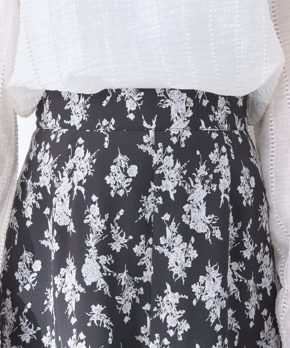 earth music&ecology フラワーアシメティアードスカート 