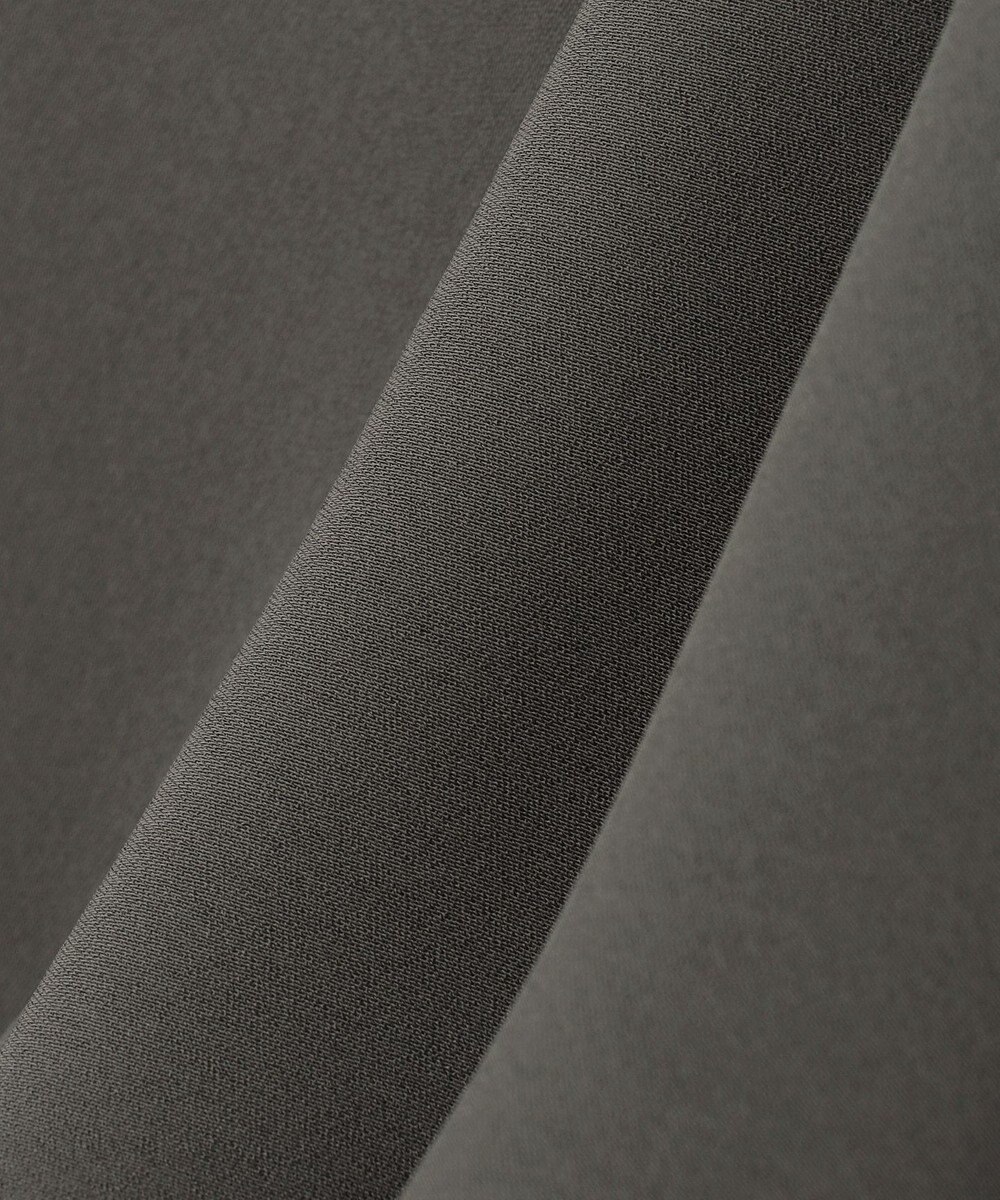 ICB 【接触冷感・UVケア・防シワ・洗える】エステルダブルクロス ラッフルスリーブワンピース 