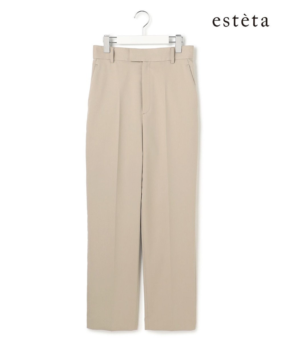 23区 【エステータ】ライトダブルクロス スティックパンツ 