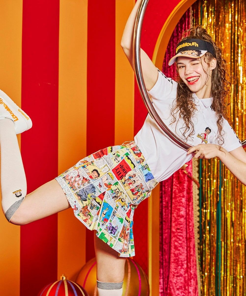 FILA GOLF／marie claire 【LOUDMOUTH×Betty Boop™ 】ユニセックス バイザー 