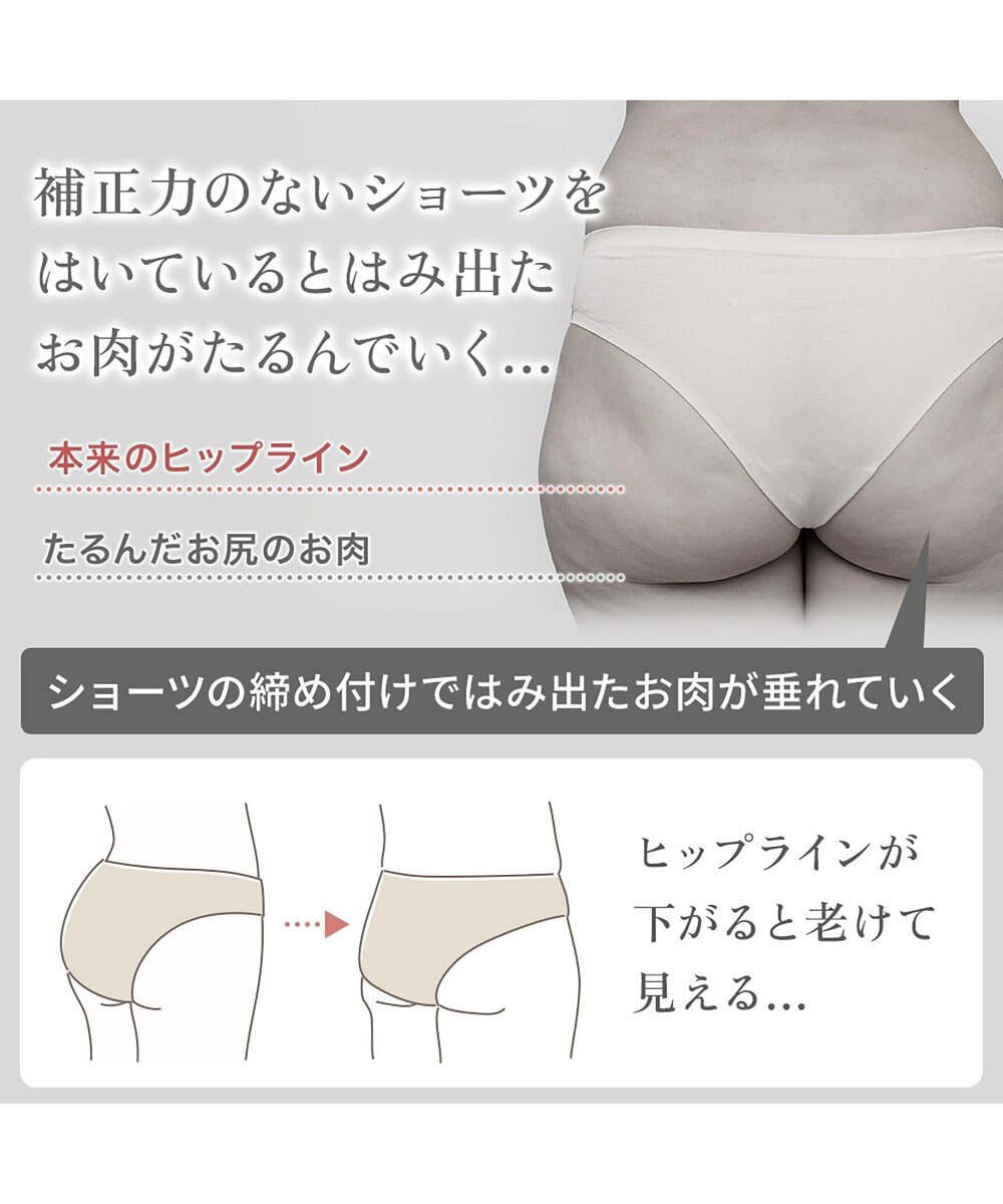 BRADELIS New York 【BRADELIS NewYork peace】綿混キャッチFITガードル23 補正下着 