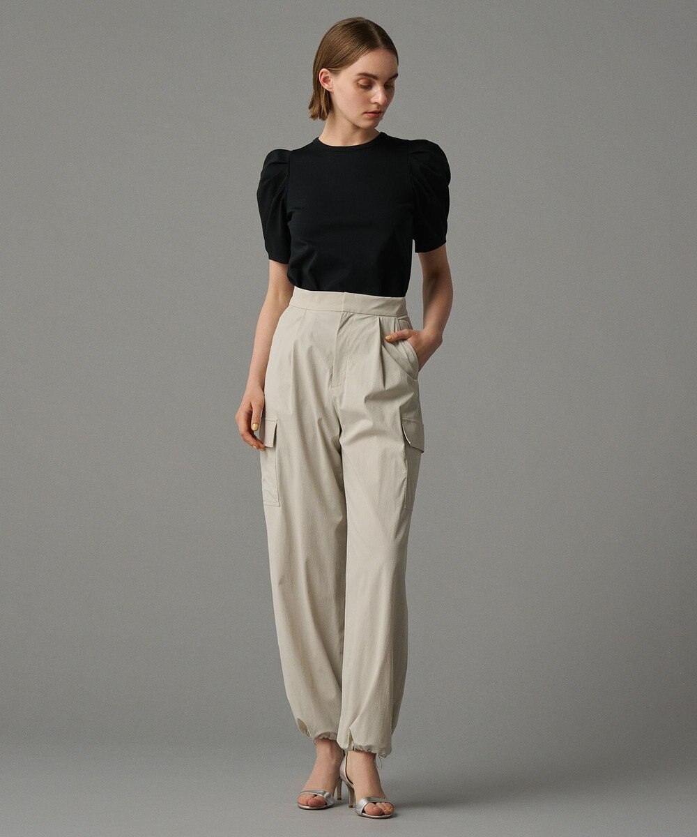 uncrave ダブルフェイスジャージー ボリュームスリーブカットソー 