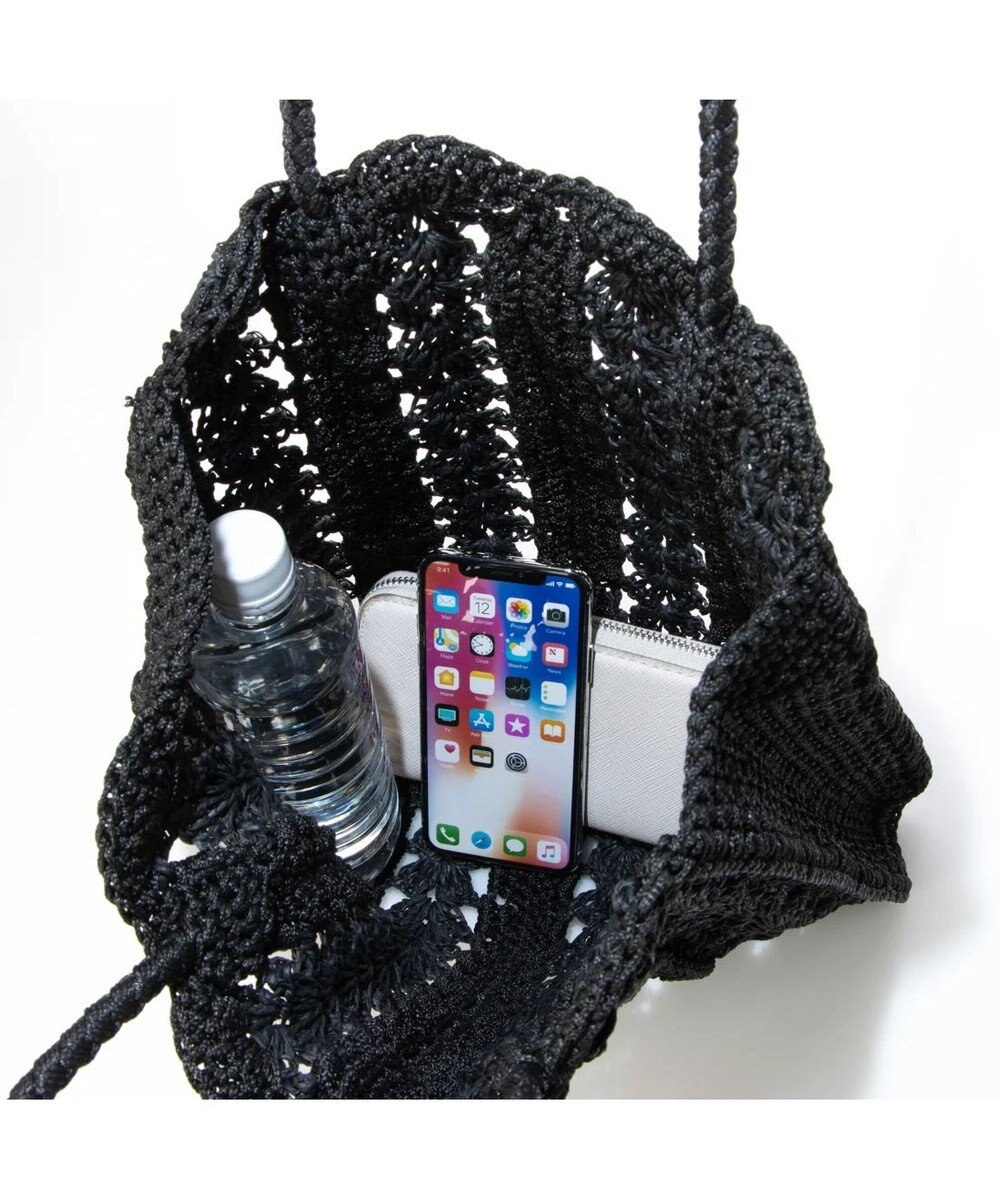 UNBILLION cachecache 切り替え松葉編みトートバッグ 