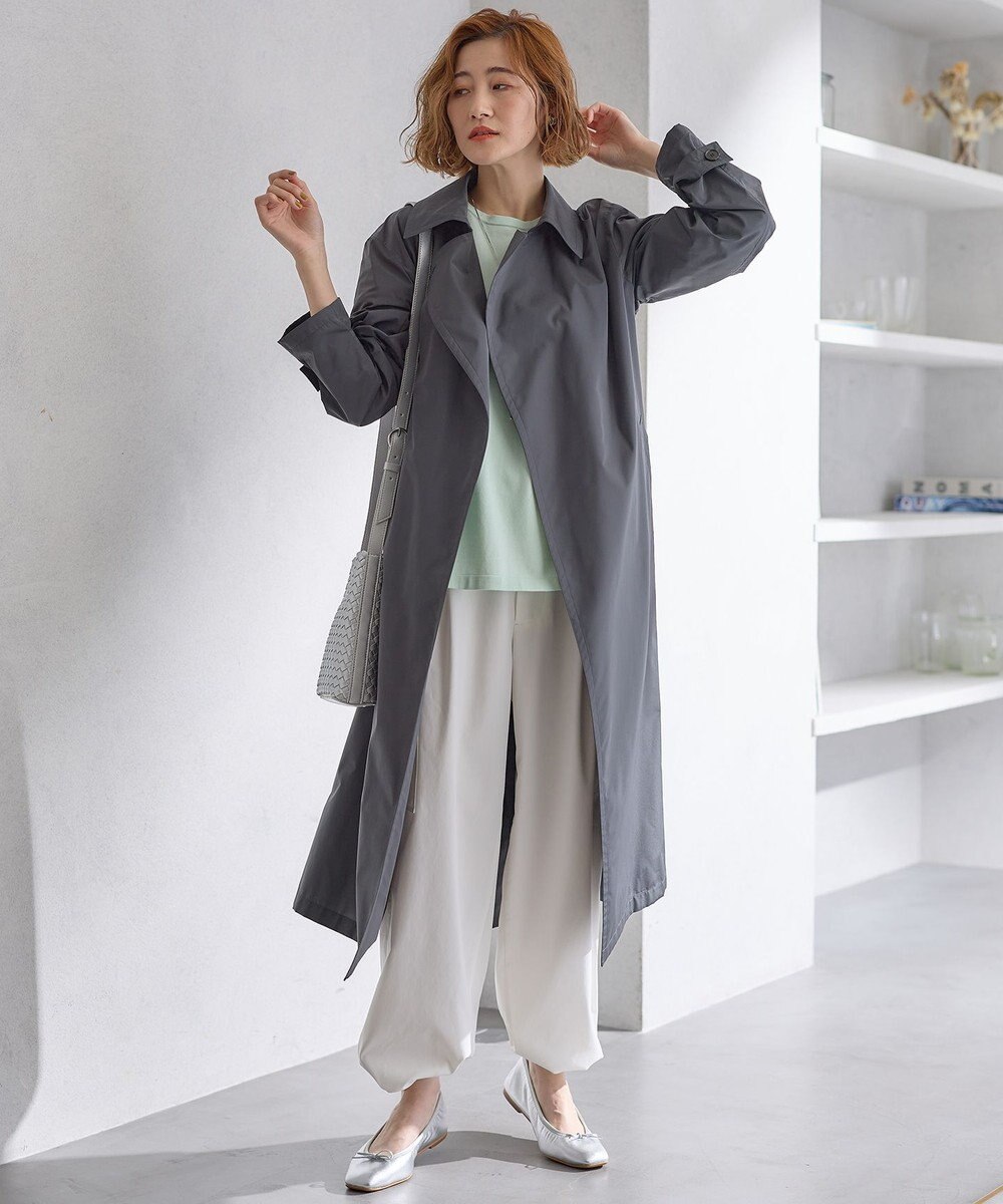 23区 S 【Oggi4月号掲載/洗える】シルキーストレッチ パラシュートパンツ 