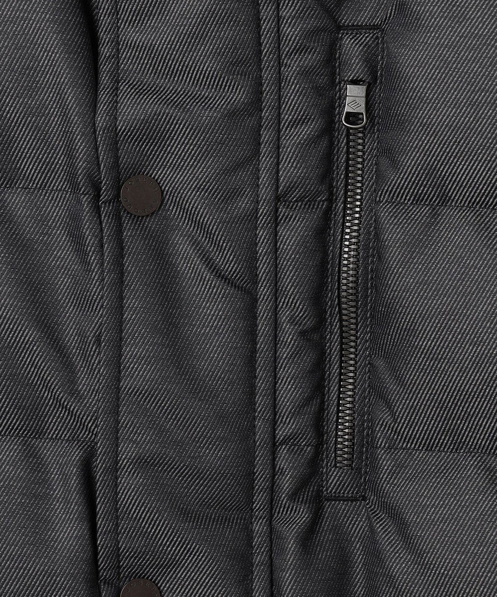 JOSEPH ABBOUD 【撥水/軽量/防風/フード取り外し可/ダウン】インターレースカルゼ  ダウン ブルゾン 