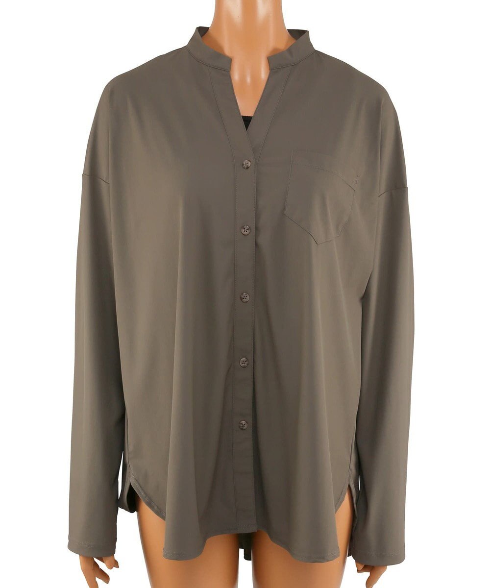 San-ai Resort（三愛水着楽園） ★新色ブラック×ライトグレー入荷【UPF50＋】シャツ・ショートパンツ付き４点セット　9M・11L　【San-ai Resort（サンアイリゾート）】 