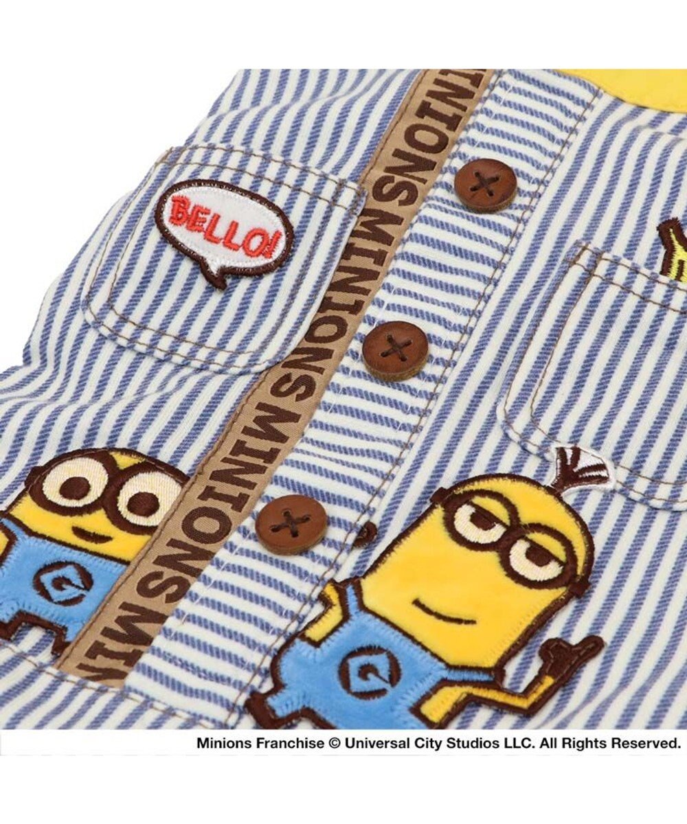 PET PARADISE ミニオン ヒッコリーつなぎ 小型犬 