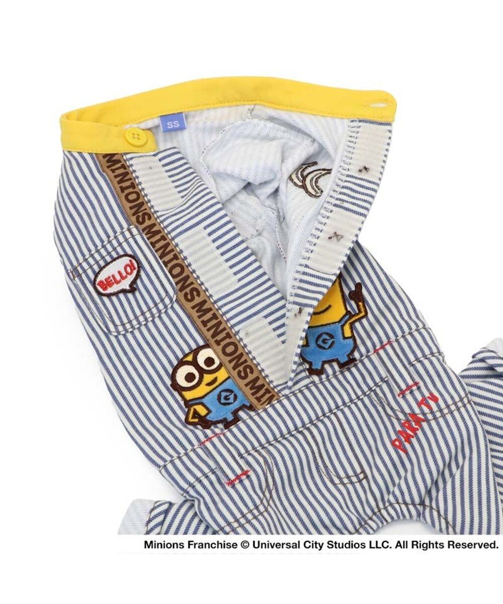 PET PARADISE ミニオン ヒッコリーつなぎ 小型犬 