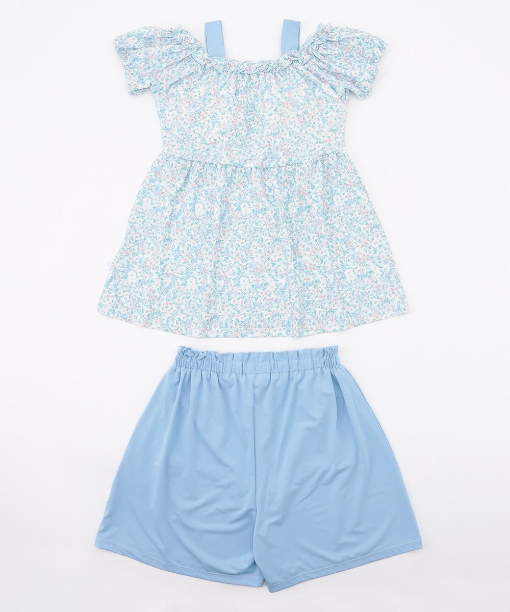 組曲 KIDS 【SS-Lサイズ】 ボタニカルフラワースイムウェア(セパレート) 