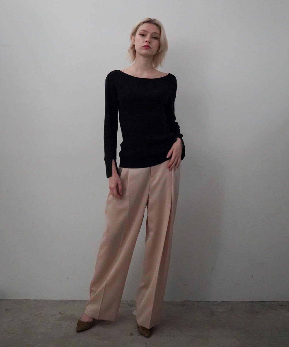 GRACE CONTINENTAL 綿カシミヤインナートップ 