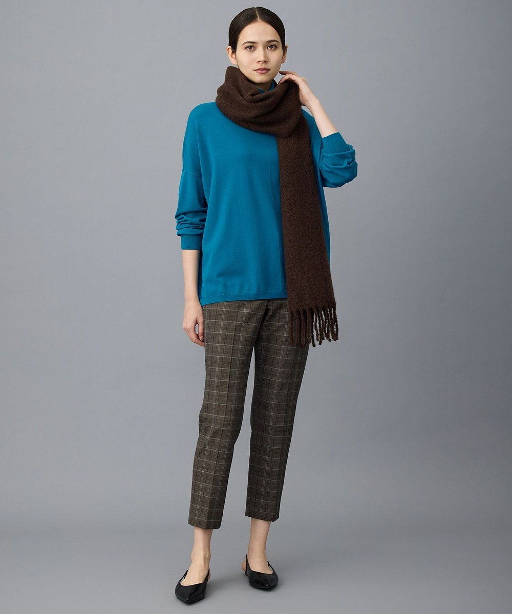 自由区 S ウォームレーヨンストレッチハイネック ニット 