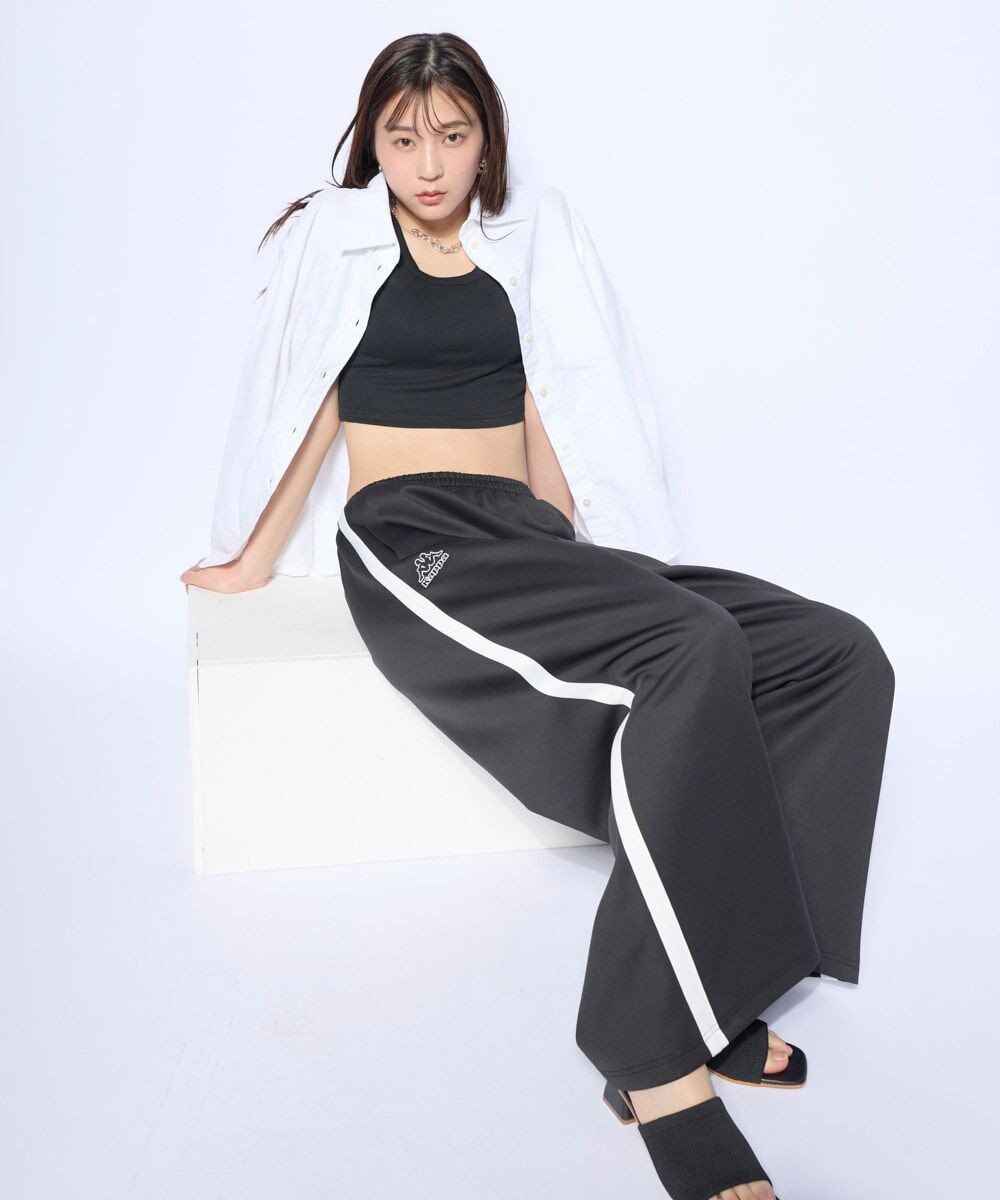 OP／FILA 【Kappa】ジャージ トラックワイドパンツ 
