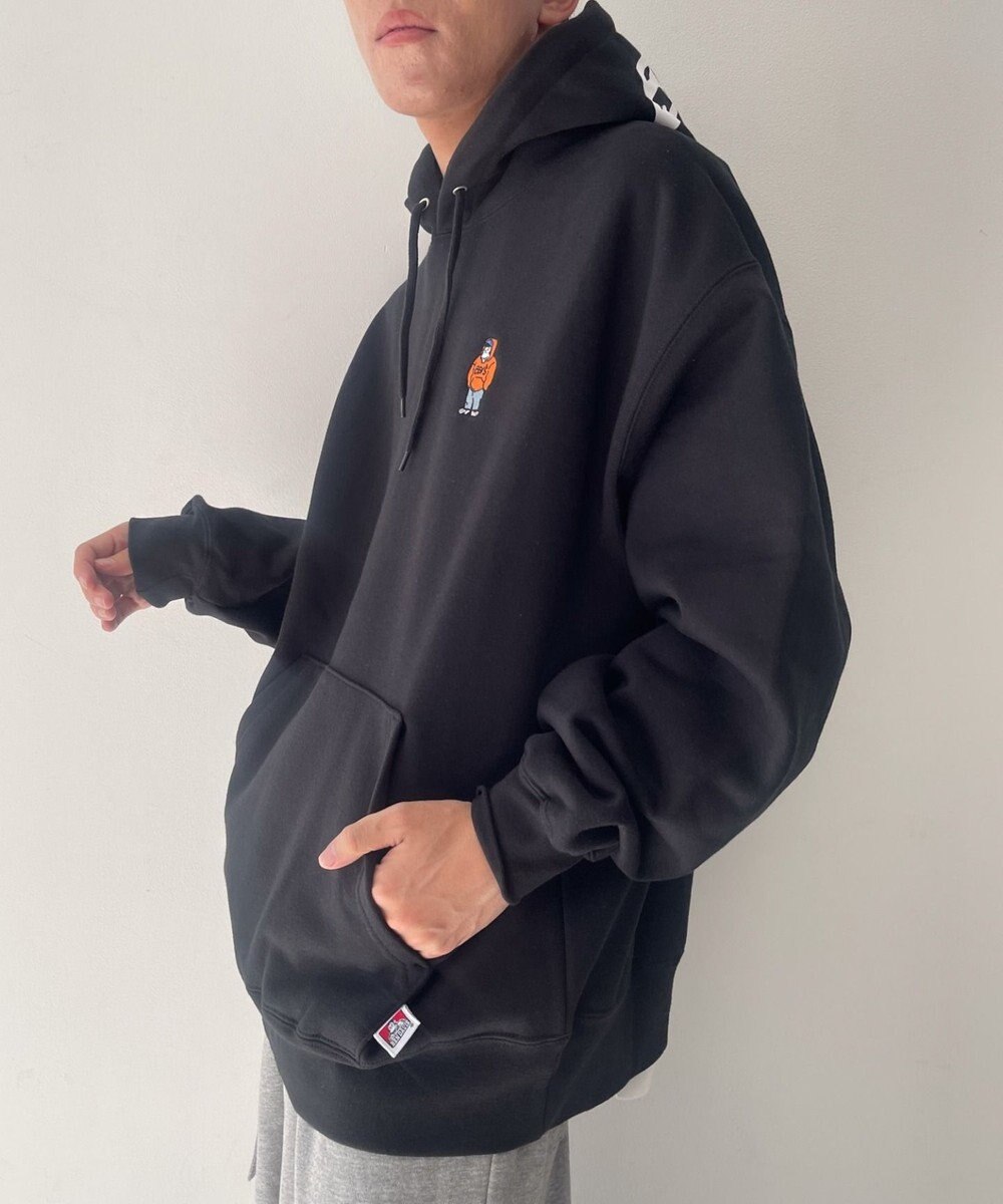 WEGO BENDAVISブリッジグラフィックプルパーカー 