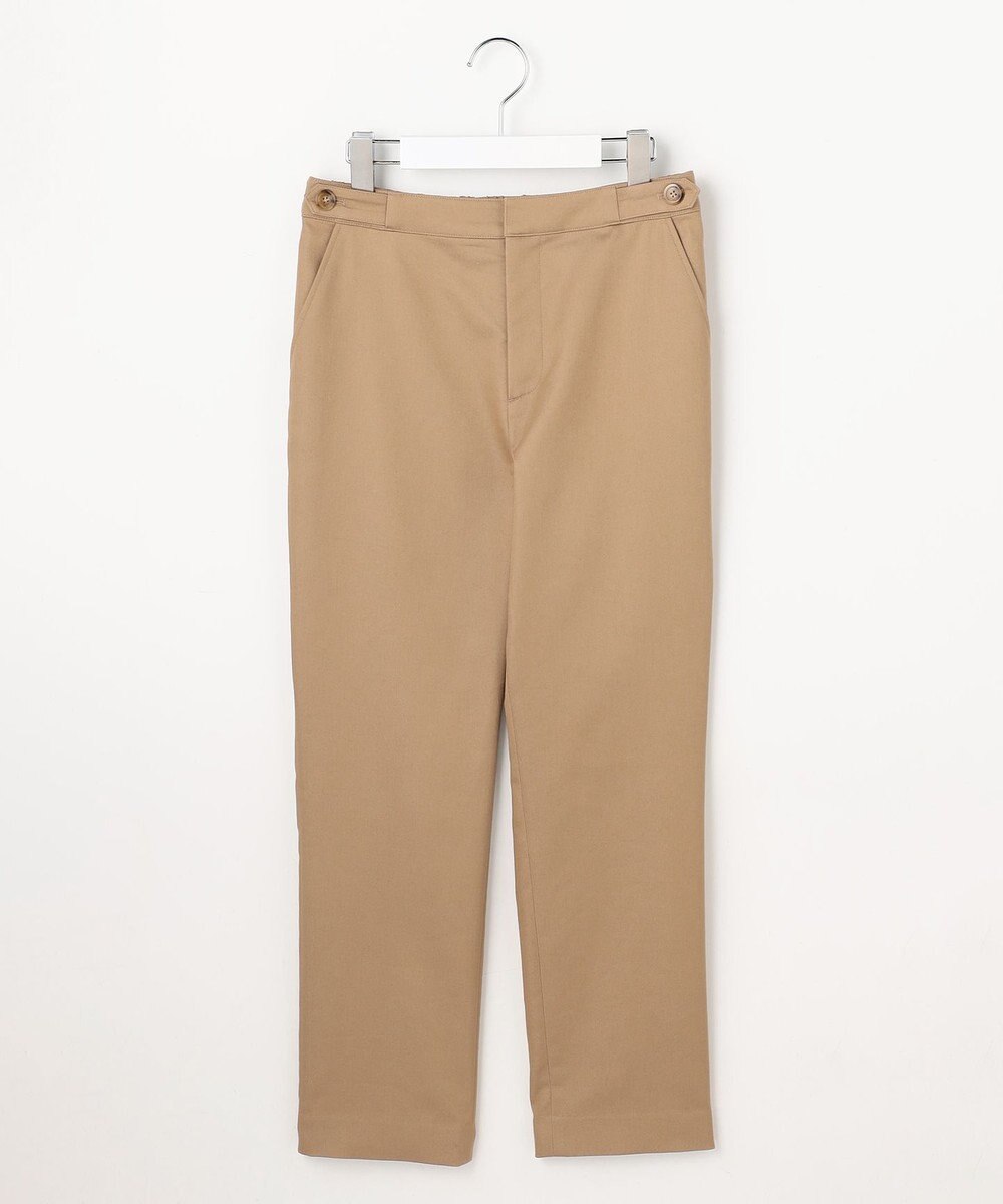 J.PRESS LADIES L 【WEB限定カラーあり】TCシャンブレーサテンST テーパード パンツ 