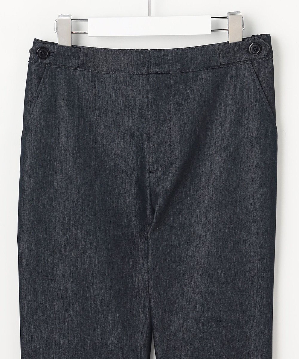 J.PRESS LADIES L 【WEB限定カラーあり】TCシャンブレーサテンST テーパード パンツ 