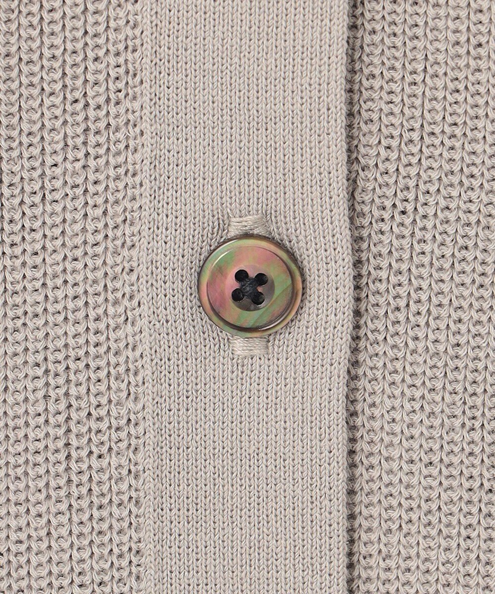 J.PRESS LADIES L 【洗える】コットンアセテート畦 ニットベスト 