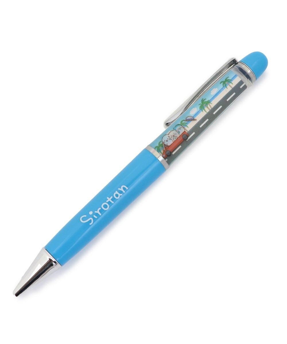Mother garden しろたん うごく アート ボールペン 《青ボディ ドライブ》 単品 