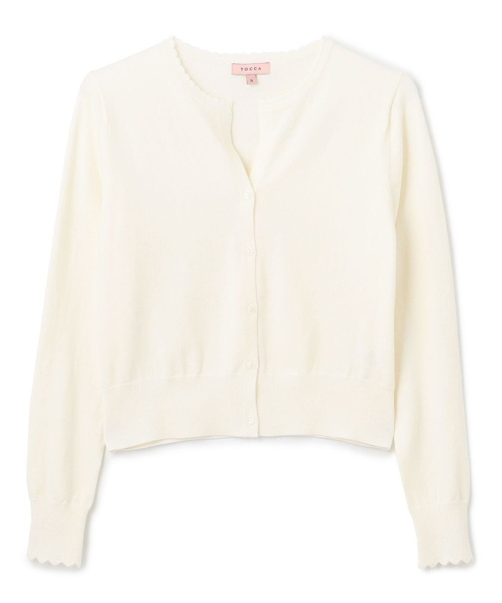TOCCA 【洗える】WAVE CARRENT CARDIGAN カーディガン 