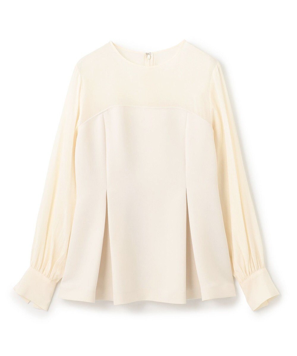 uncrave 【防シワ・洗濯機洗い可】ウォッシャブルダブルクロス ビスチェ ブラウス 