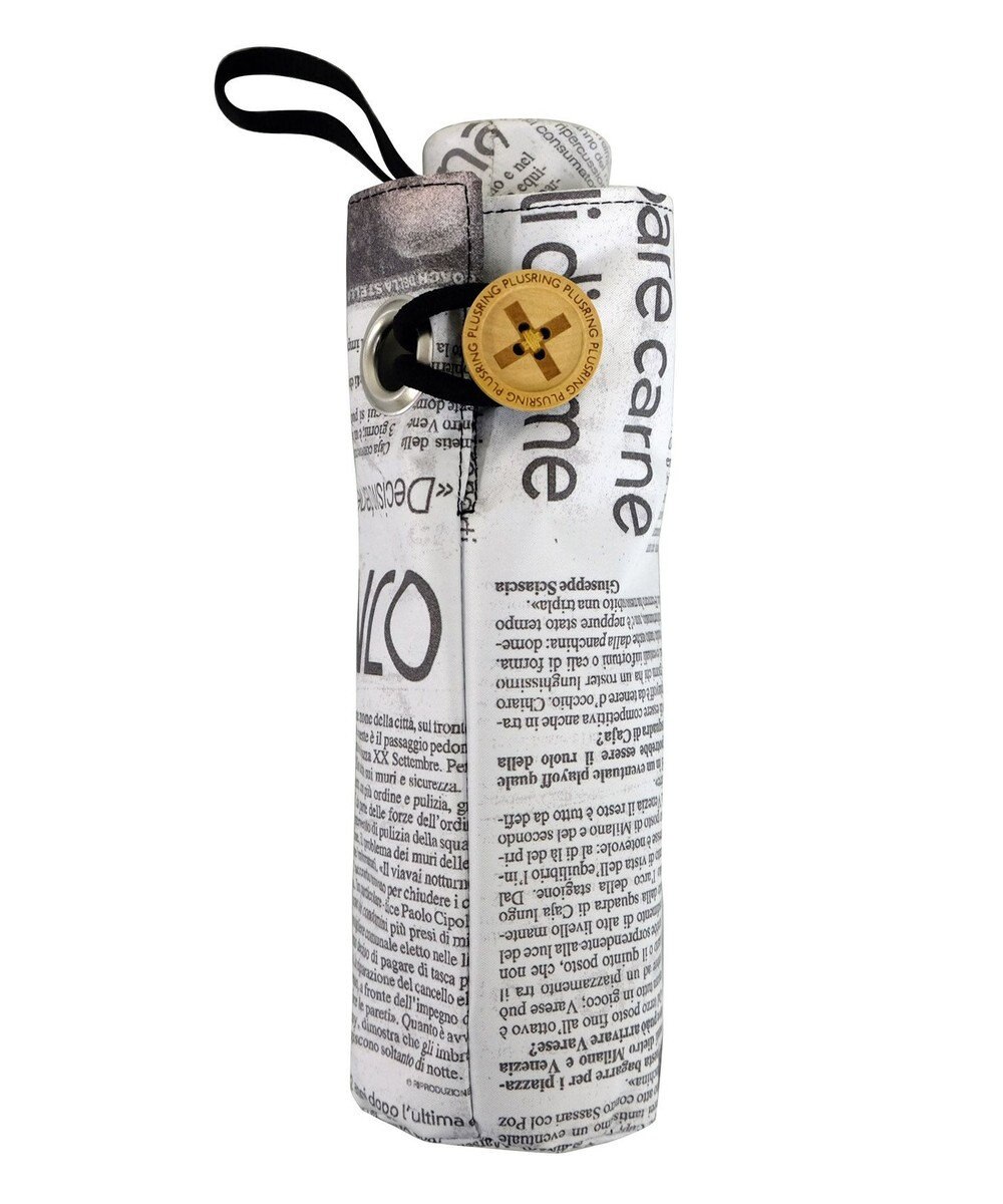 +RING レディース向け プラスリング 晴雨兼用折傘 PAPER-WHT T1196 sunshield 