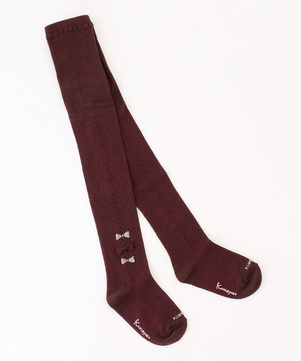 組曲 KIDS 【100-160㎝】トリオリボン タイツ 