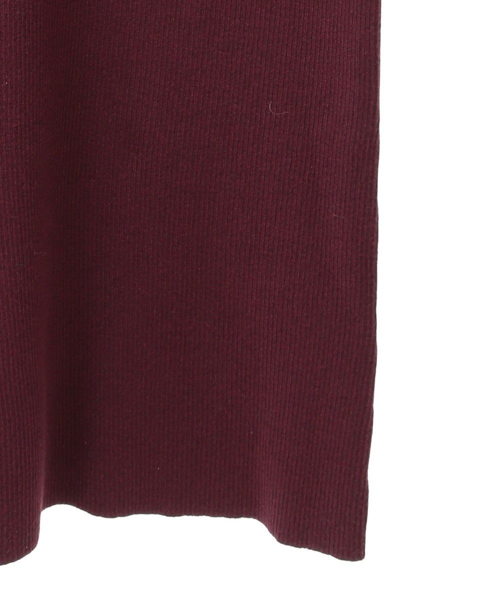 Green Parks フリルベルト付ニットワンピース 