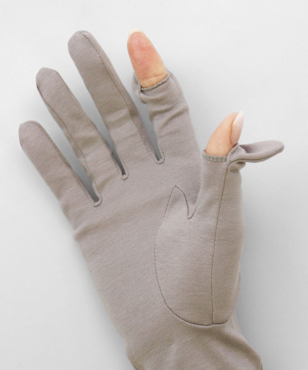 ORuKuBET 【WOMEN】ORGANIC COTTON グローブ ＜ロングタイプ＞ 【 UVカット・オーガニックコットン・タッチパネル対応・日本製 】 