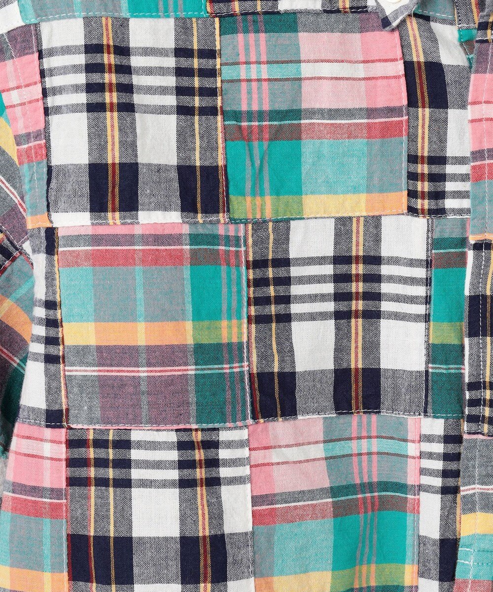 J.PRESS MEN 【KING SIZE】パッチワーク プルオーバーシャツ 