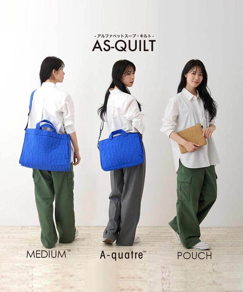 ROOTOTE 1321【オリジナル】SN.ポーチ.アルファベットスープ-キルティング-A 