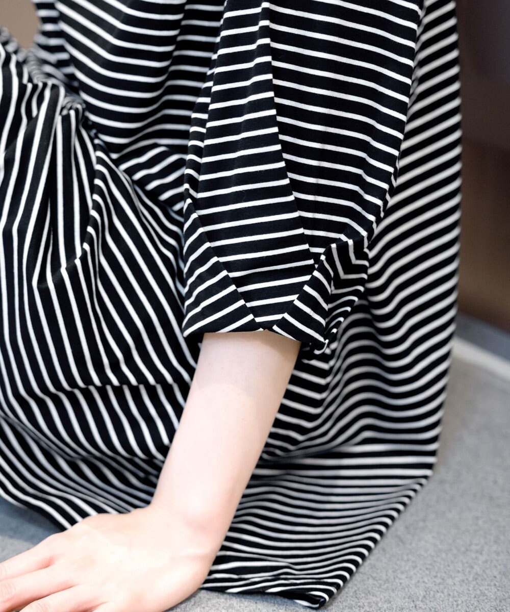 Tiaclasse 【洗える】大人可愛いバックフレアカットチュニック 