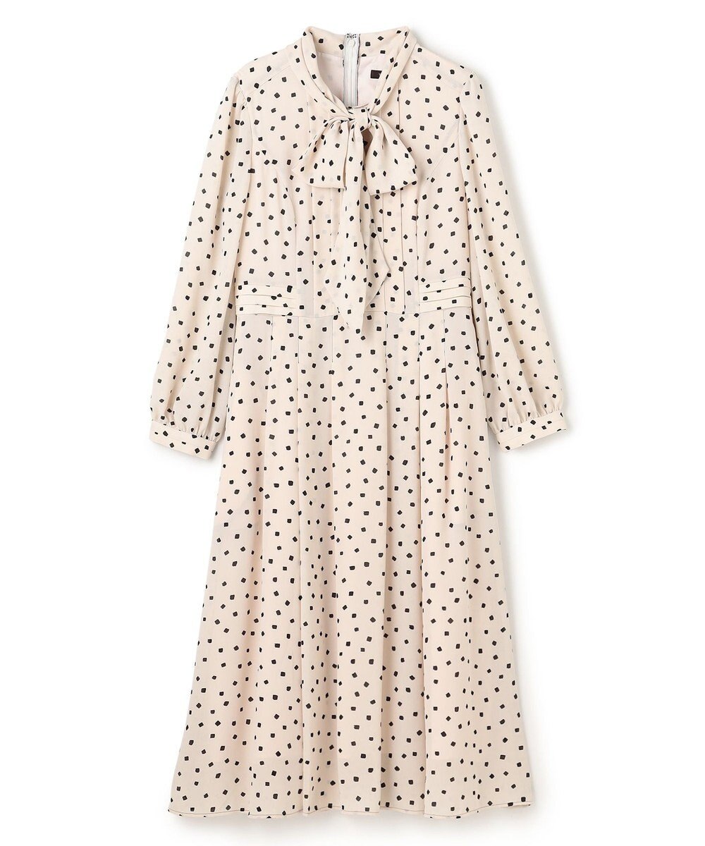 TOCCA 【八木アリサさん着用】【消臭】PROMISE RIBBON ROSETTE ドット柄ドレス 