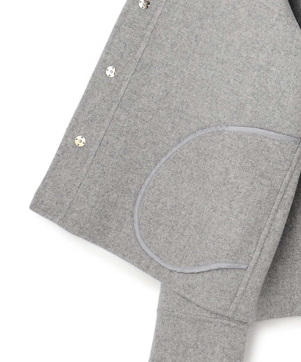 BEIGE， CHAMPIONNET / ウールメルトン シャツジャケット 