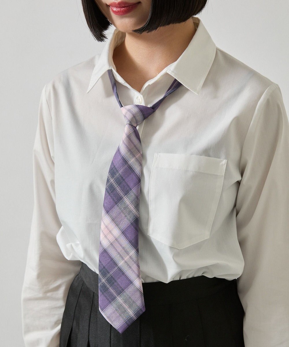 WEGO 【SCHOOLITEM】チェックスクールネクタイ 