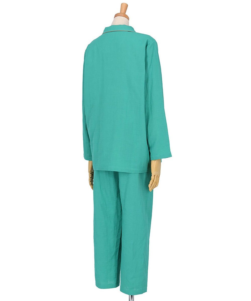 Wing パジャマ 綿100%(本体) 二重ガーゼ 3Lまで対応 大きいサイズ 長袖 長ズボン レディース EP1000 ウイング／ワコール 