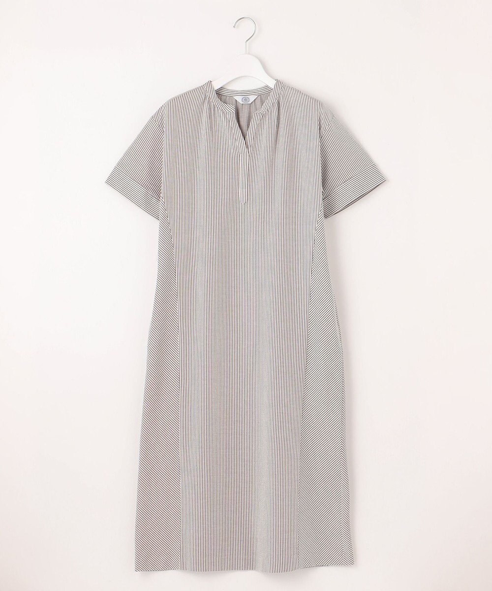 J.PRESS LADIES L 【洗える・抗菌消臭・吸水速乾】サッカージャージー ワンピース 