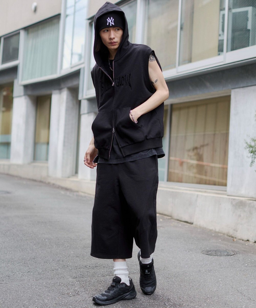 WEGO ノースリZIPパーカー 