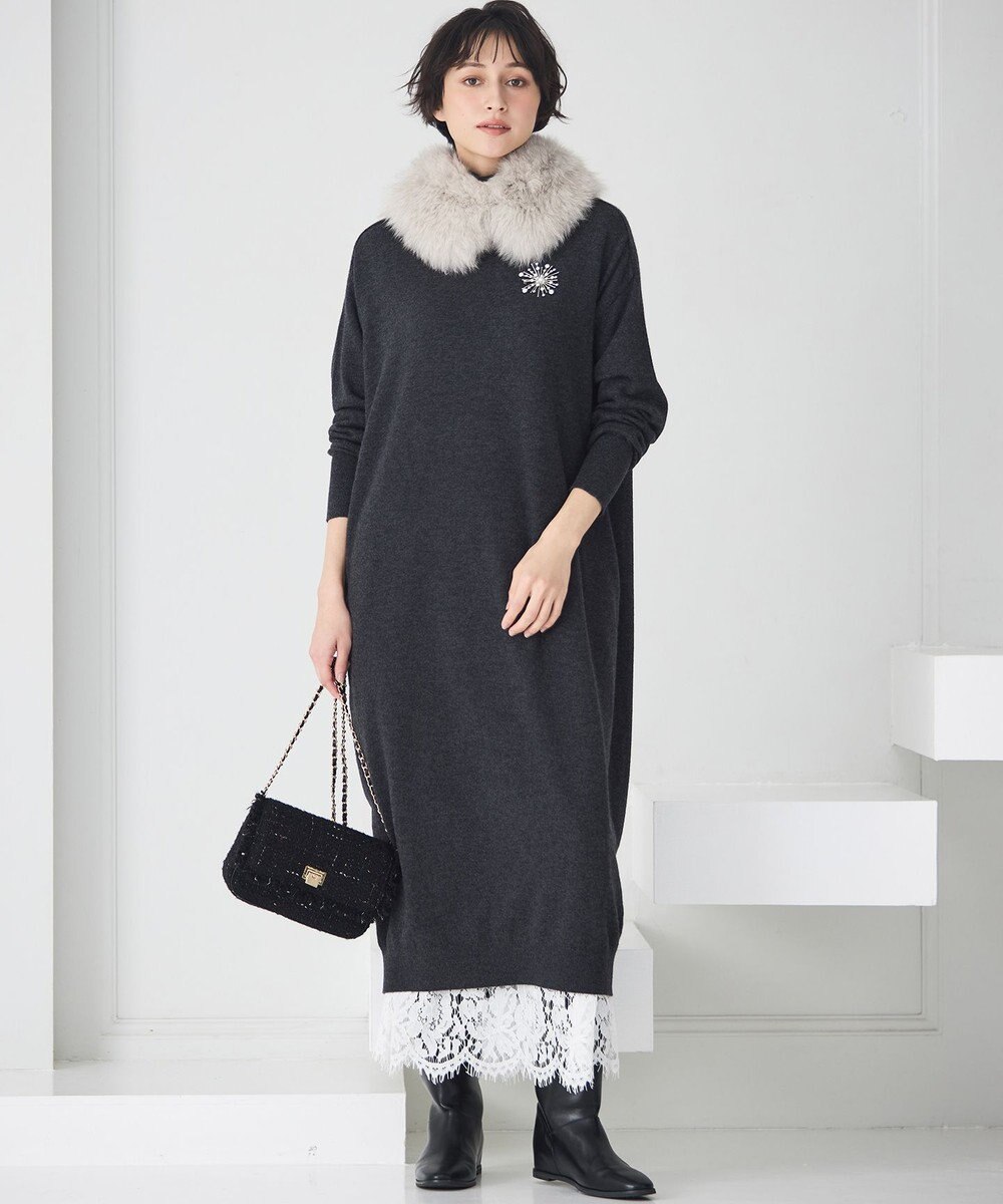 23区 GIOLICAツイード ショルダーバッグ 