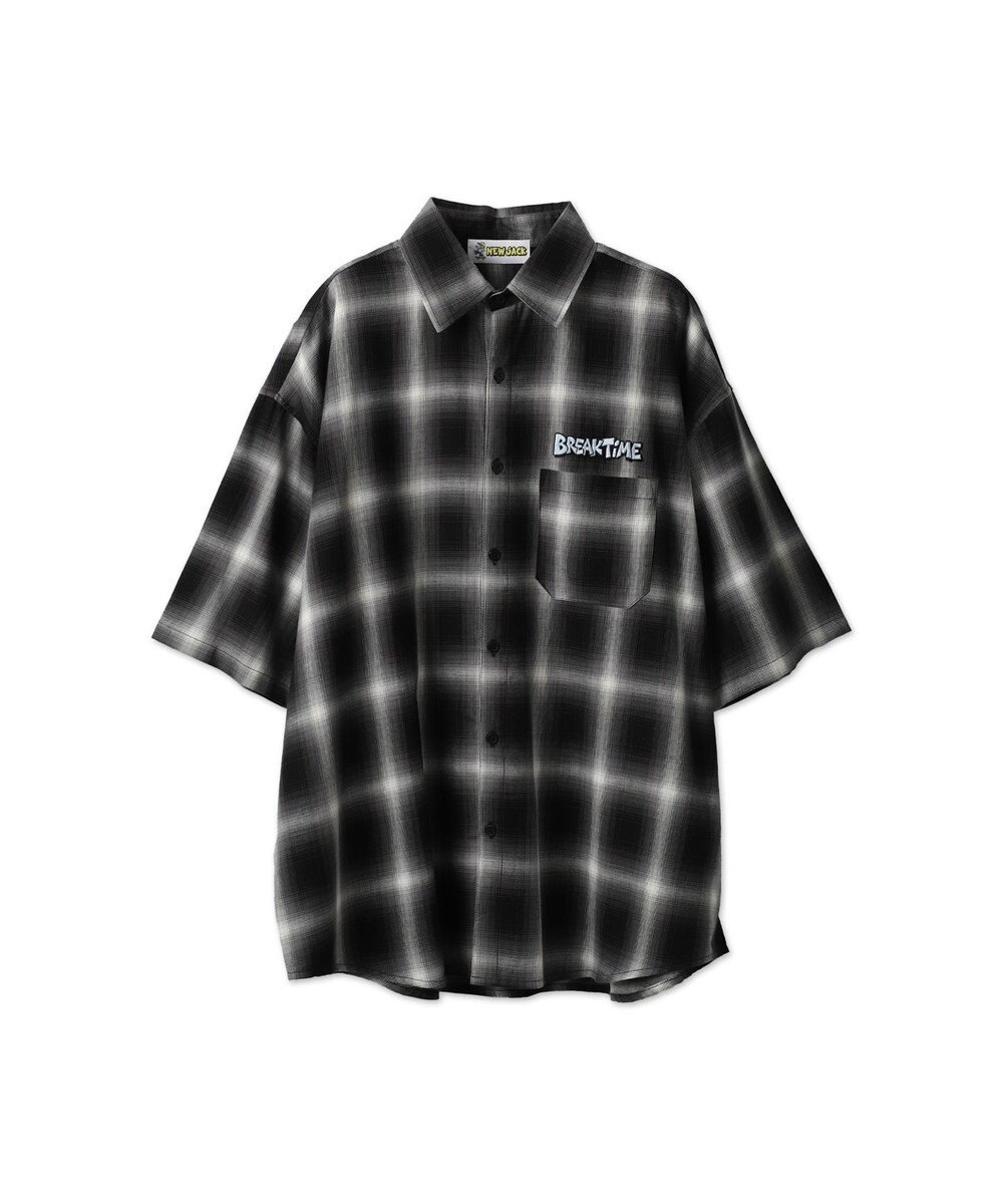 WEGO 【ユニセックス着用アイテム/綿100%/MLサイズ展開】別注NEW　JACKオンブレチェックシャツ（S） 