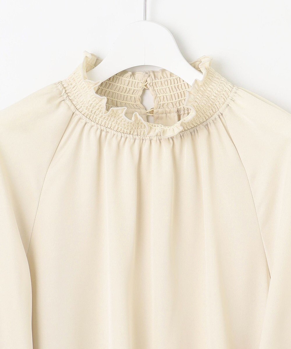 Feroux 【WEB一部店舗限定】スタンドネック ブラウス 