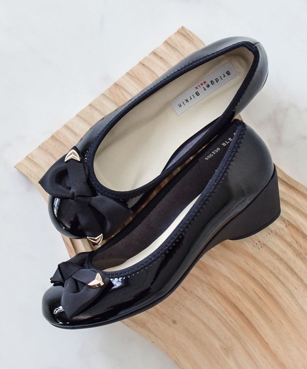 Bridget Birkin ＜3E＞【Bridget Birkin Walk】コーナーパーツリボンウォーキングパンプス 