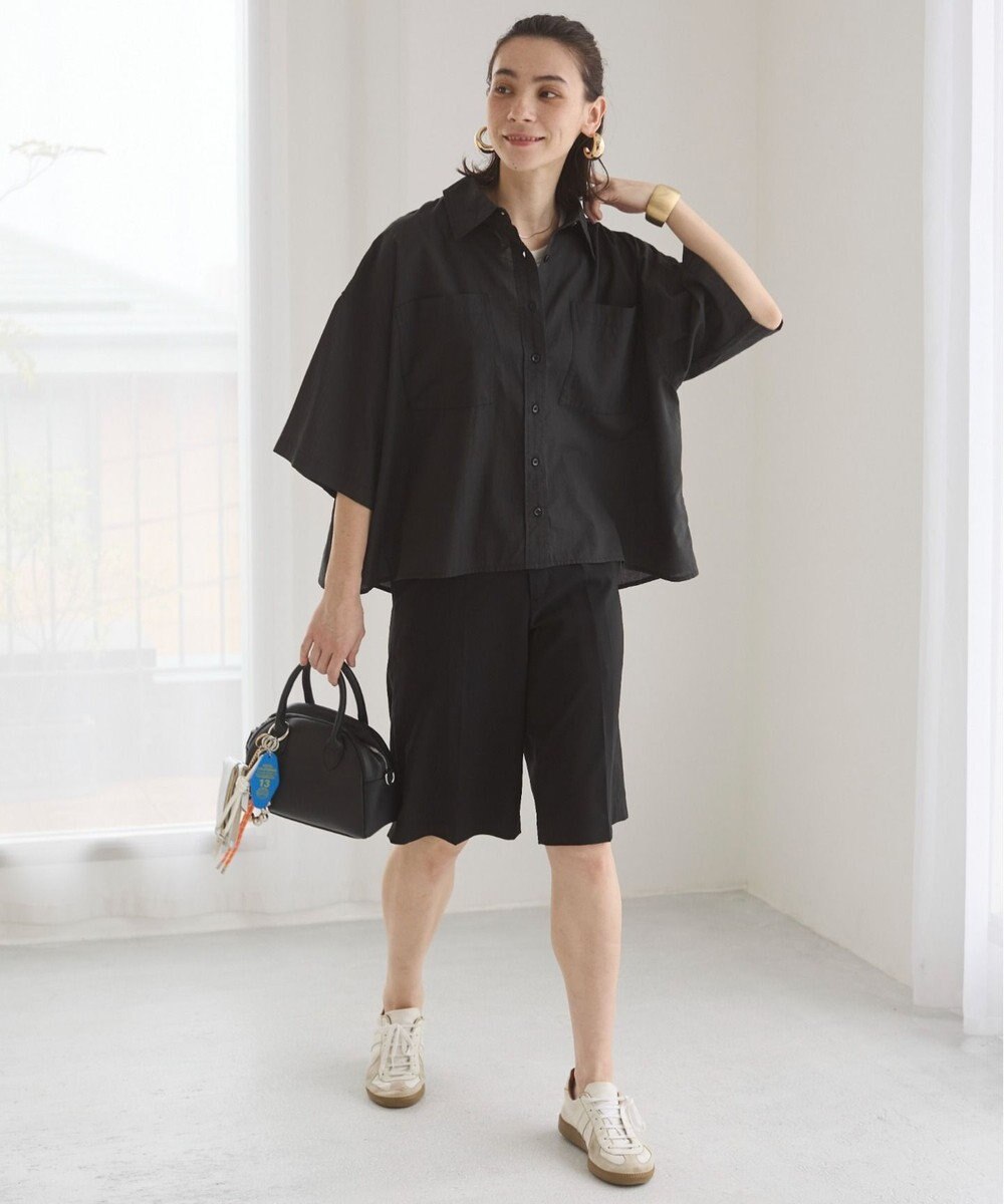 WEGO 【ANGIE VINTAGE】キャンブリックボイルオーバー半袖シャツ 