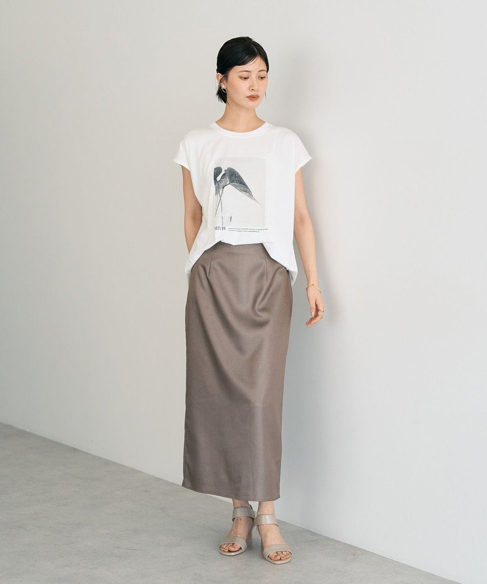 YECCA VECCA シャイニーロングスカート 