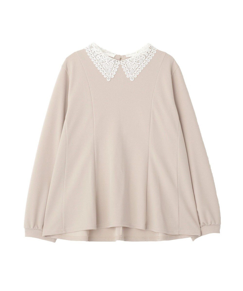 YECCA VECCA 2wayレース襟ブラウス 
