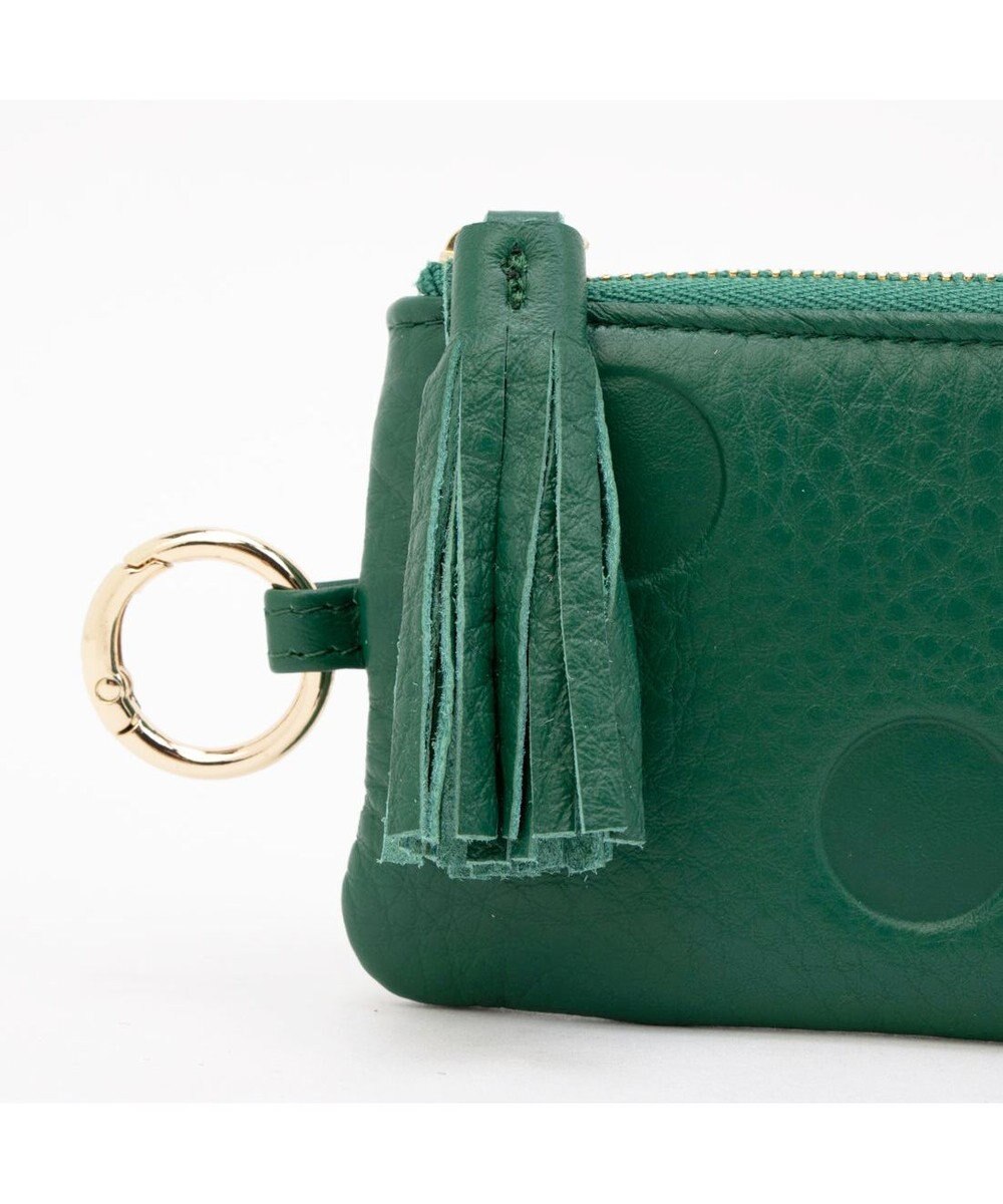 UNBILLION ペルケ perche / ドット型押し・ジャバラカマルチケース 