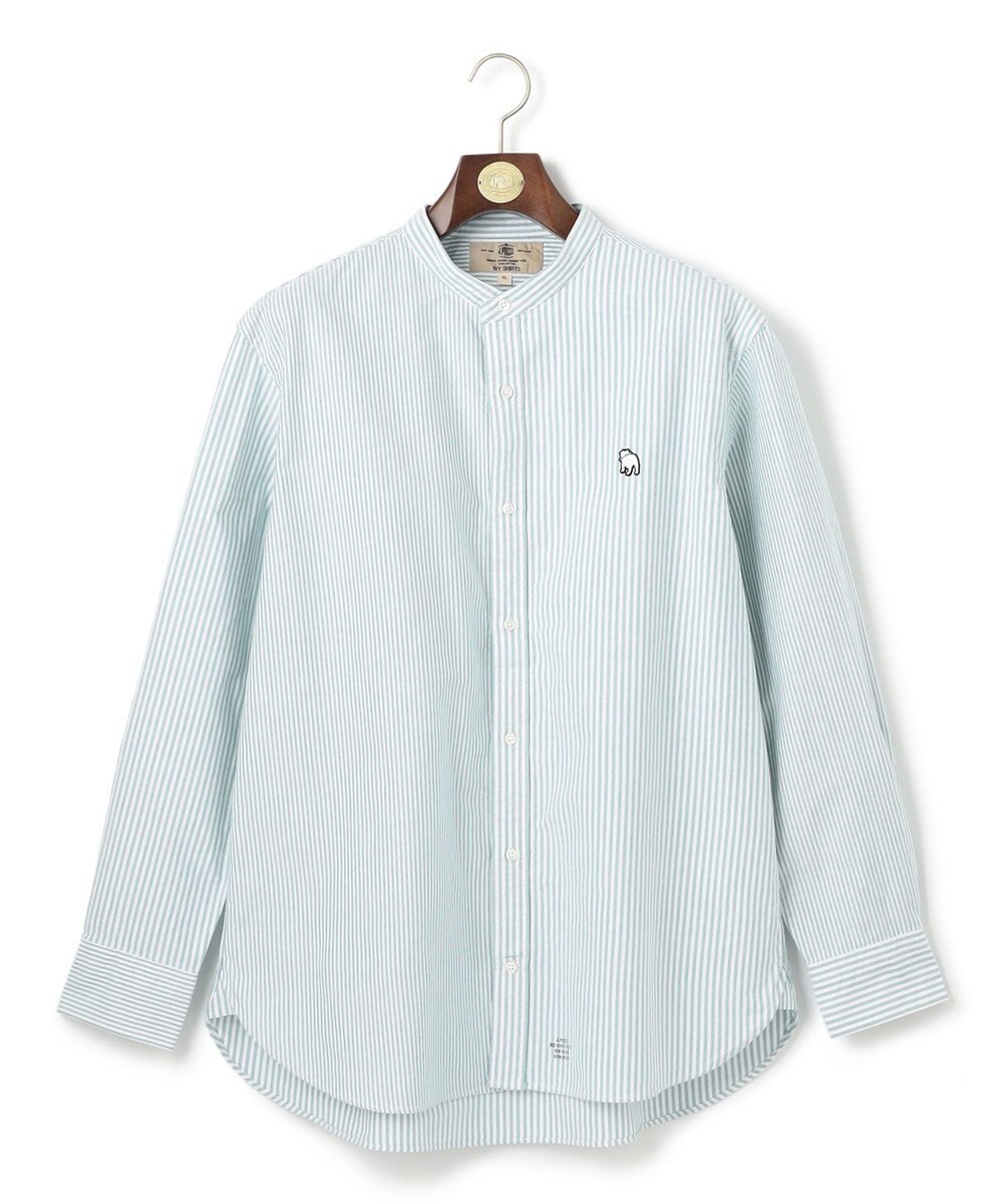 J.PRESS MEN 【IVY COLLECTION】【KING SIZE】バックブル ロンストクレイジーパターン バンドカラーシャツ 