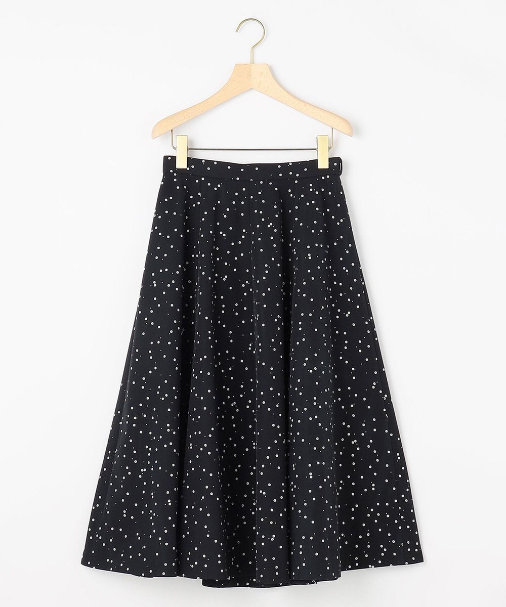 組曲 S フラワースパンコールプリント スカート 