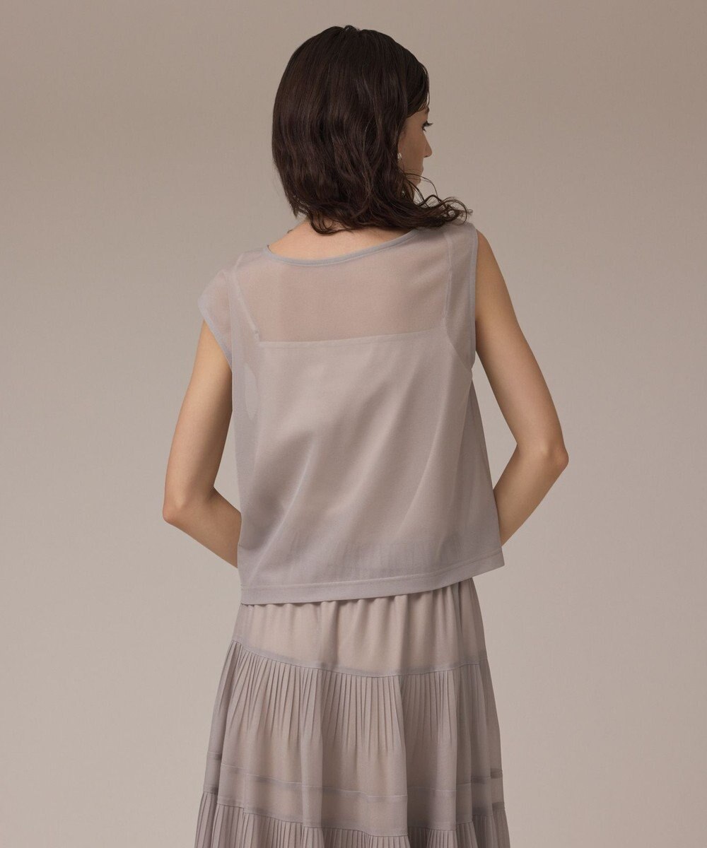 GRACE CONTINENTAL オーガンドレープトップ 