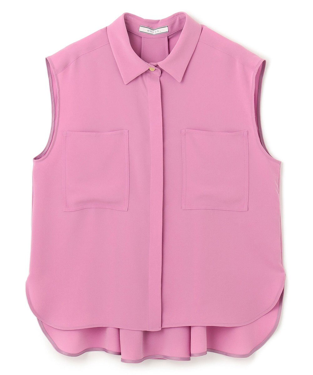 BEIGE， HYACINTH / ショートカラーシャツ 